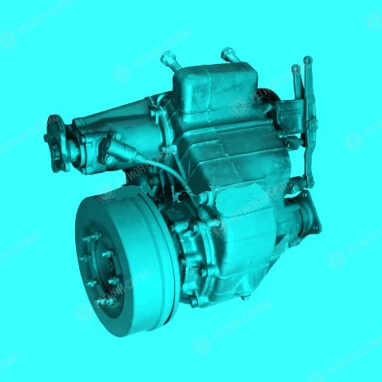 4320Х-1800012-50-Коробка раздаточная с ручником и ДОМ (i=4,8, ДОМ 40%, фланцы с торцевыми шлицами) фото