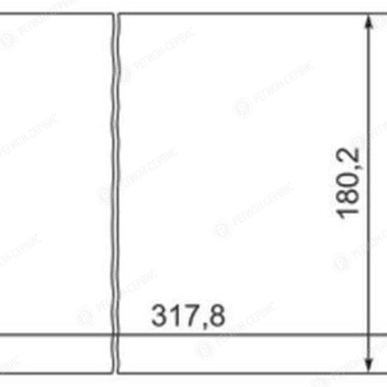 Радиатор отопителя (ЗИЛ 4331) 3-х ряд 4331-8101012