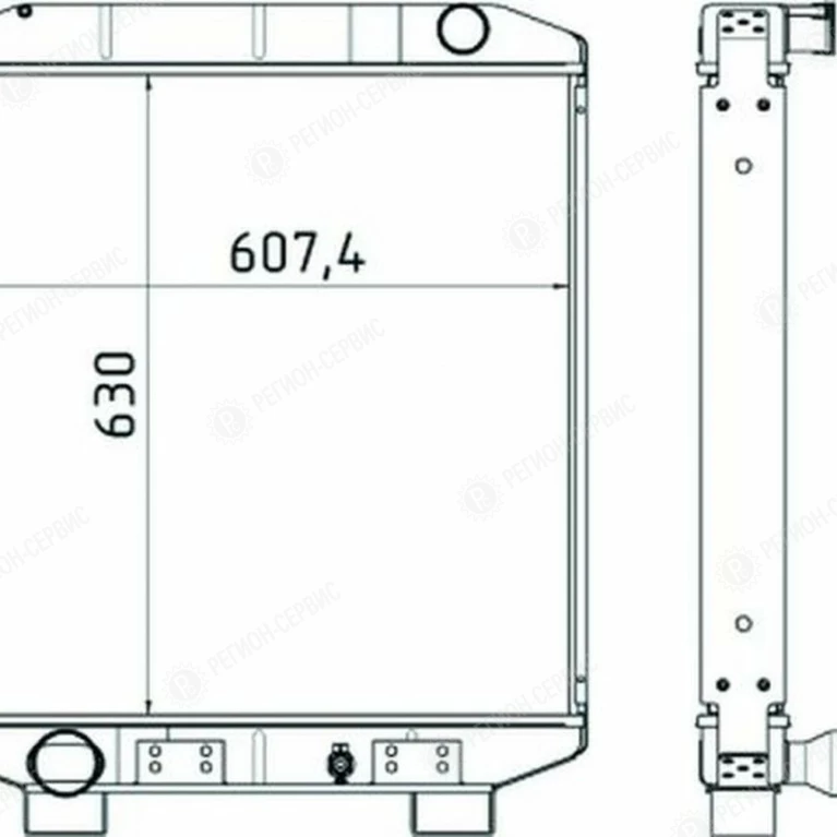Радиатор водяной (КАВЗ 4270) 4238-1301010