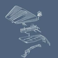 4320-8402307-01-Боковина капота правая в сборе  фото