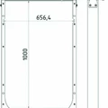 Радиатор водяной (Урал 6370 с дв652-301) (CuproBraze) 4-х ряд 6563Р-1301010-10