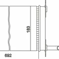 Радиатор масляный (КАМАЗ 5320, КРАЗ) 2-х ряд 5320-1013010-01
