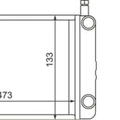 Радиатор отопителя (КРАЗ 250) 3-х ряд 250Ш-8101060
