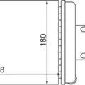 Радиатор отопителя (МАЗ 504В) 4-х ряд 504В-8101060-10