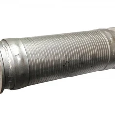 4320Я5-1203099-Металлорукав гофрированный с круглым фланцем L= 330-398 мм (под хомут) фото
